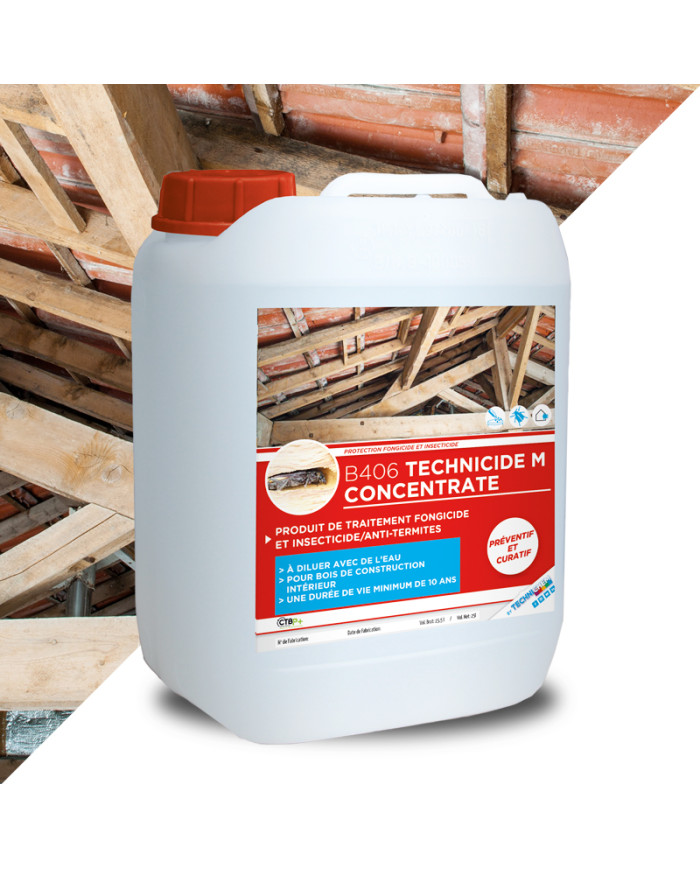 TECHNICIDE M CONCENTRATE – Produit de protection des bois, insecticide et fongicide